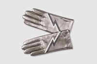 Image 3 of Metallic Ziggy Leather Gloves