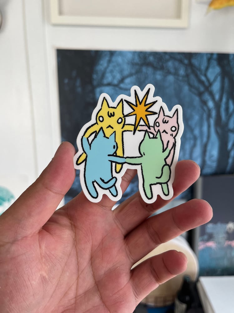 Image of Die-Cut Colored Stickers