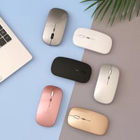 Image 1 of Wireless Adjustable DPI Breathing LED Slim Mouse Luxe Series