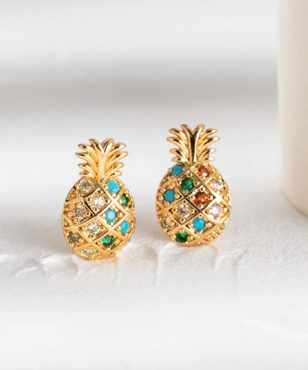 Image of Colorful Rhinestones Pineapple 