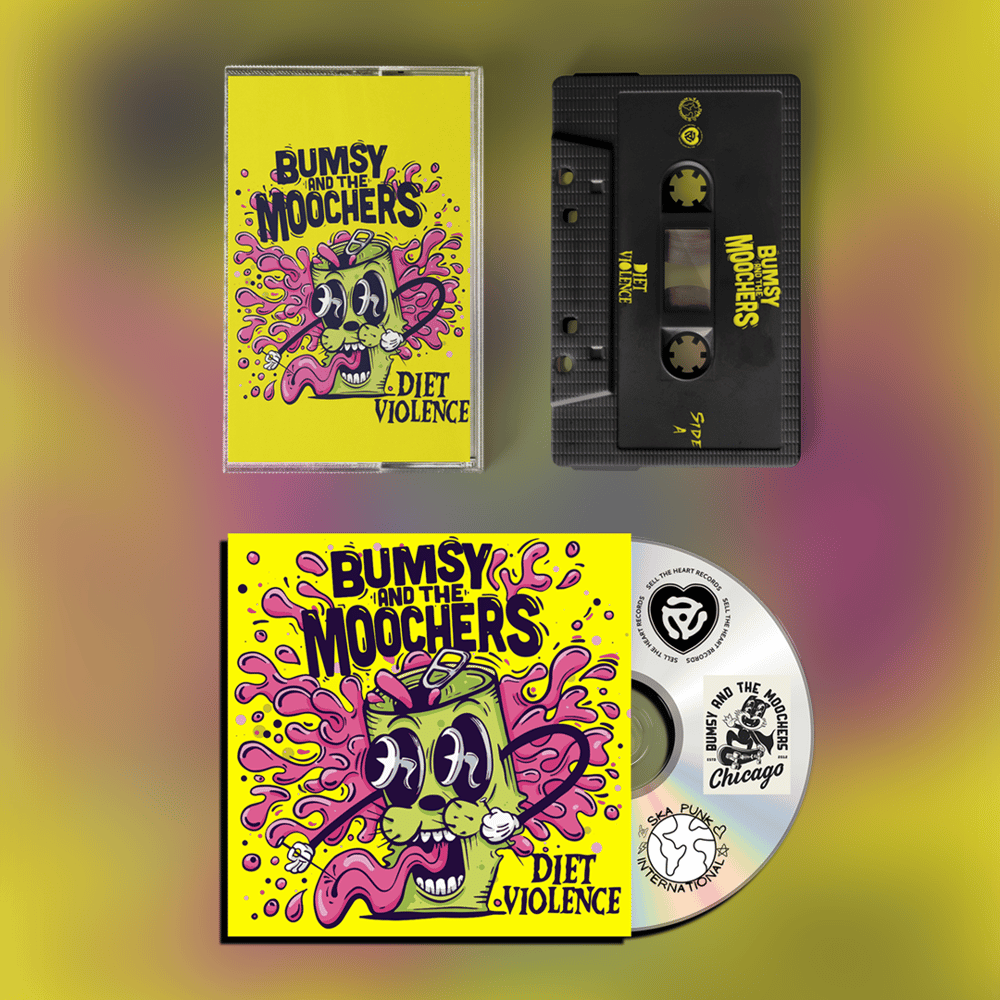 Bumsy and the Moochers - Diet Violence (tape + CD bundle)