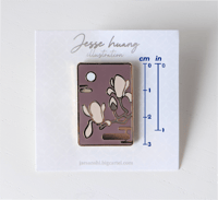 Image 2 of Magnolia Enamel Pin