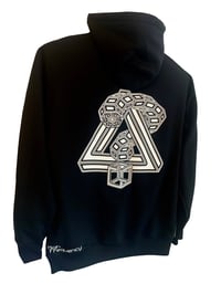 Image 1 of Geometrical Questions Glow in the dark hoodie 