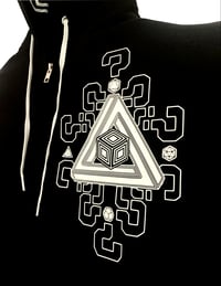 Image 2 of Geometrical Questions Glow in the dark hoodie 