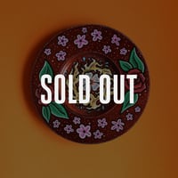 Image 1 of HAND ILLUSTRATED WOODEN CIRCLE #1