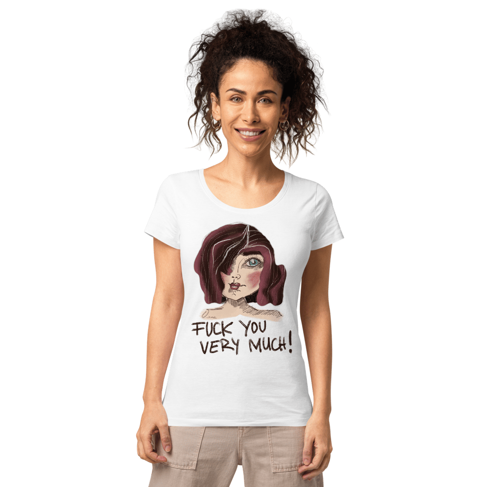 Image of Fuck you very much Women’s SOL's basic organic t-shirt Statement Print