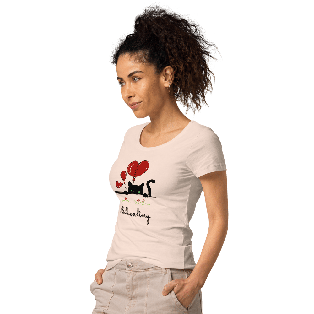 Image of Still healing - figurbetontes SOL's Bio-Baumwoll-Shirt für Queens mit Herzschmerz