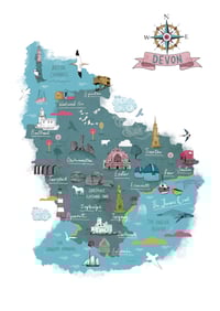 Image 1 of Map of Devon
