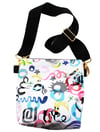 Thick Canvas Weekend Shoulder Bag. 'Pop Art'