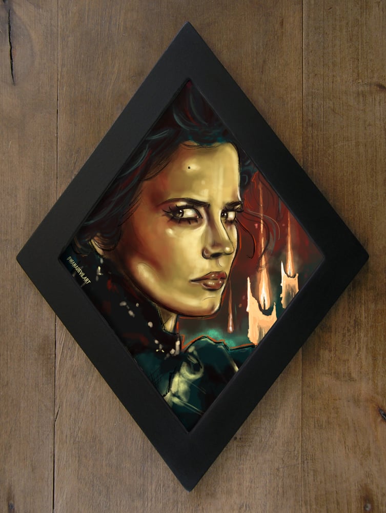 Image of Vanessa Ives (Penny Dreadful) Diamond Framed Art