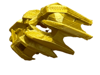 Image 2 of Bionicle Titan Takanuva Avohkii Head (FDM Plastic-Printed, Pearl Gold)