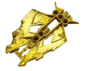 Image of Bionicle Large Shield/Chestplate Titan Takanuva (FDM Plastic-Printed, Pearl Gold)