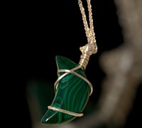 Image 2 of MALACHITE CRESENT MOON