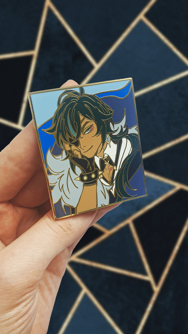 Kaeya Enamel Pin [genshin Impact] Kyrielle