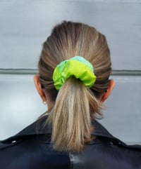 Image 2 of  Green Banks of Daffodils scrunchie 3