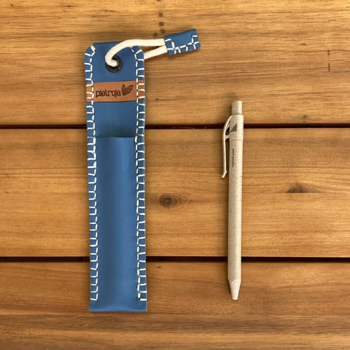 Image of Funda de bolígrafo azul