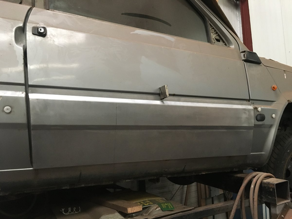 Repair panels for Fiat Panda