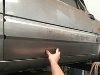 Image 5 of Fiat Classic Panda Mk2 Lower Door Skin Repair Panel