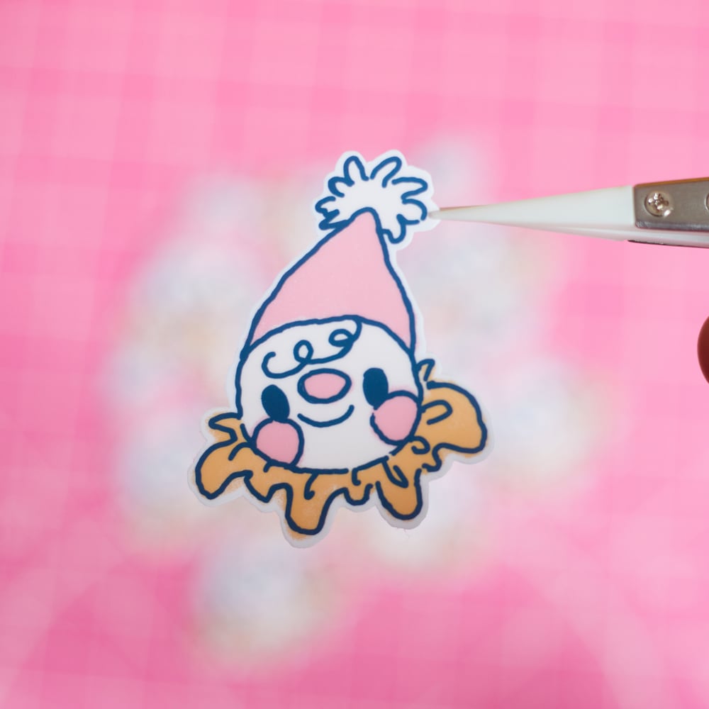 Image of Small Friend Peddler Mascot Vinyl Sticker