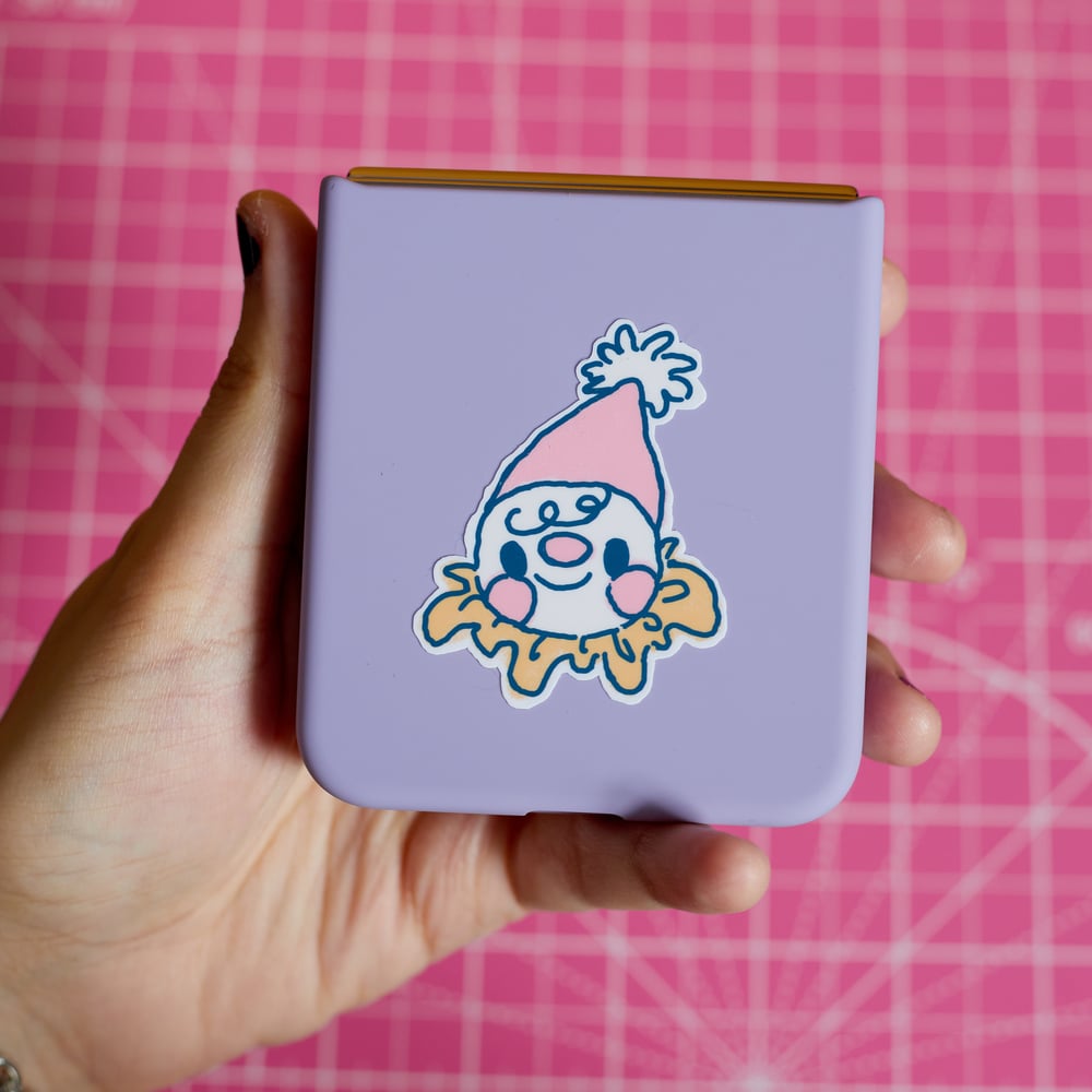 Image of Small Friend Peddler Mascot Vinyl Sticker