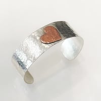 Image 1 of Lonely Heart Silver Cuff