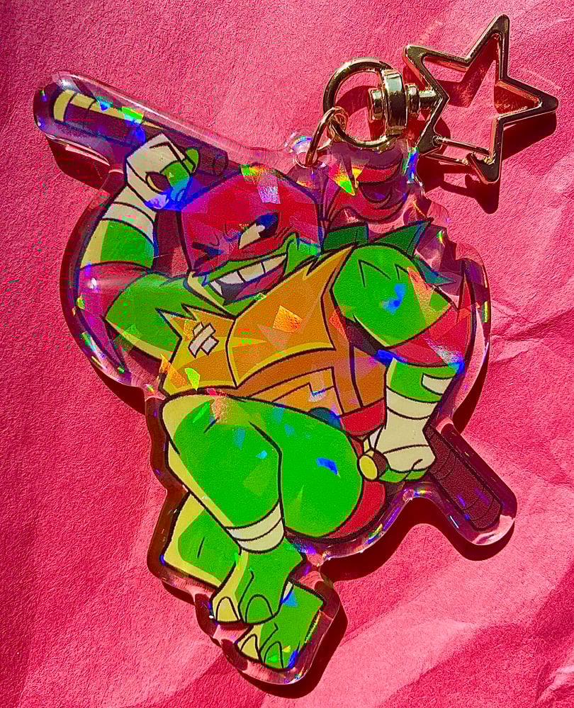 Image of RAPHAEL KEYCHAIN // ROTTMNT