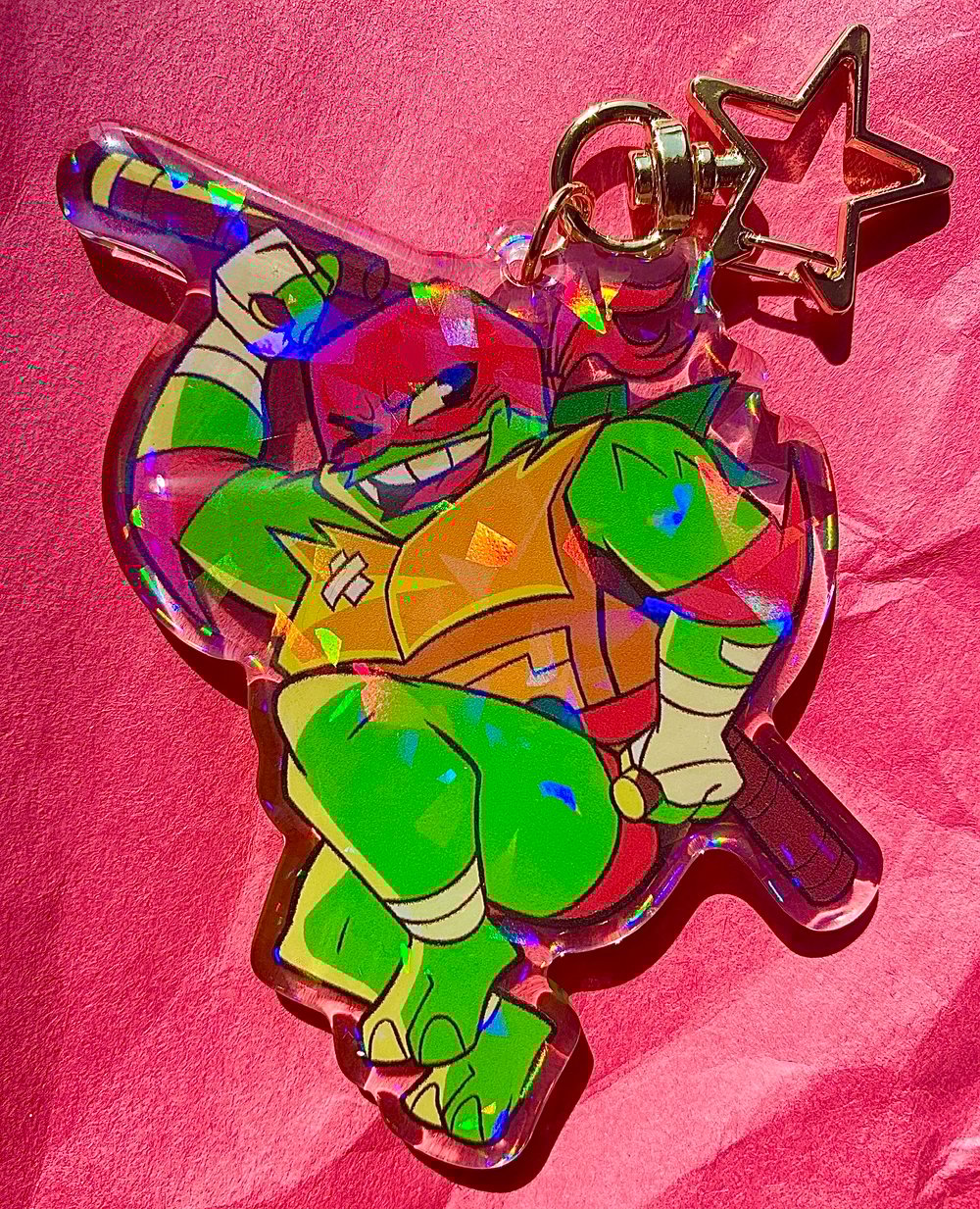Image of RAPHAEL KEYCHAIN // ROTTMNT
