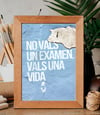 Làmina "No vals un examen"