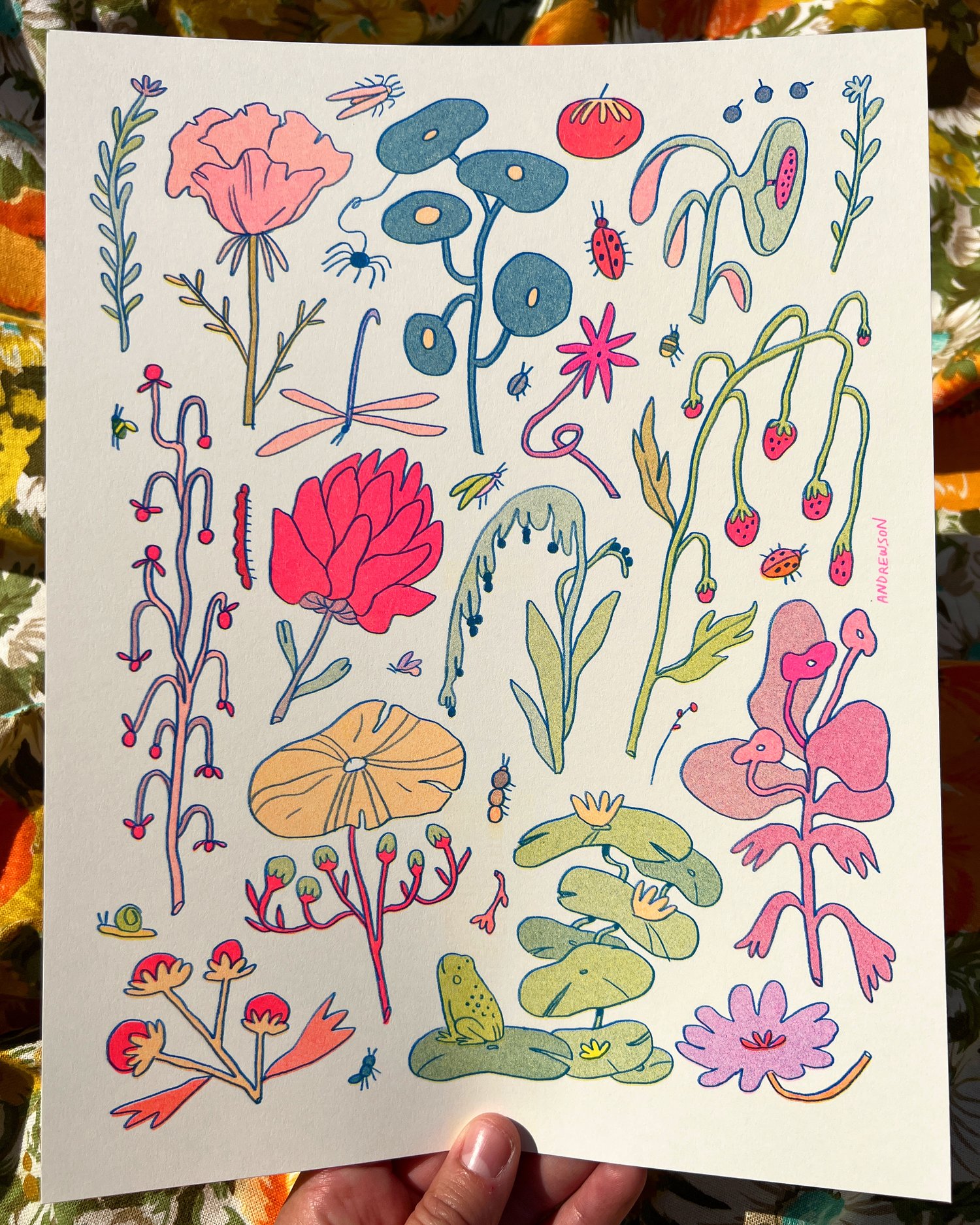 Small Flowers Print