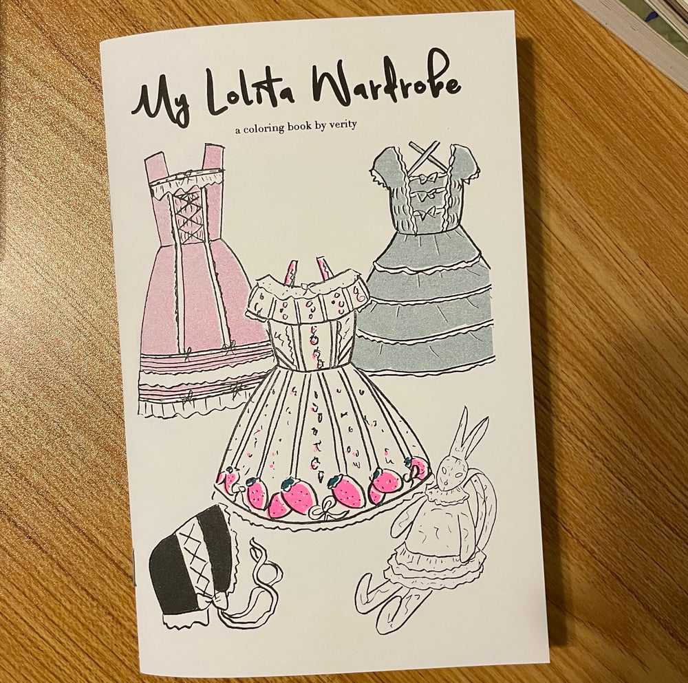 Image of My Lolita Wardrobe: a Coloring Book