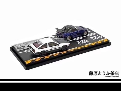 Image of 1:64 Honda S2000 & Toyota AE86 Diecast Model Car