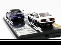 Image 4 of 1:64 Honda S2000 & Toyota AE86 Diecast Model Car