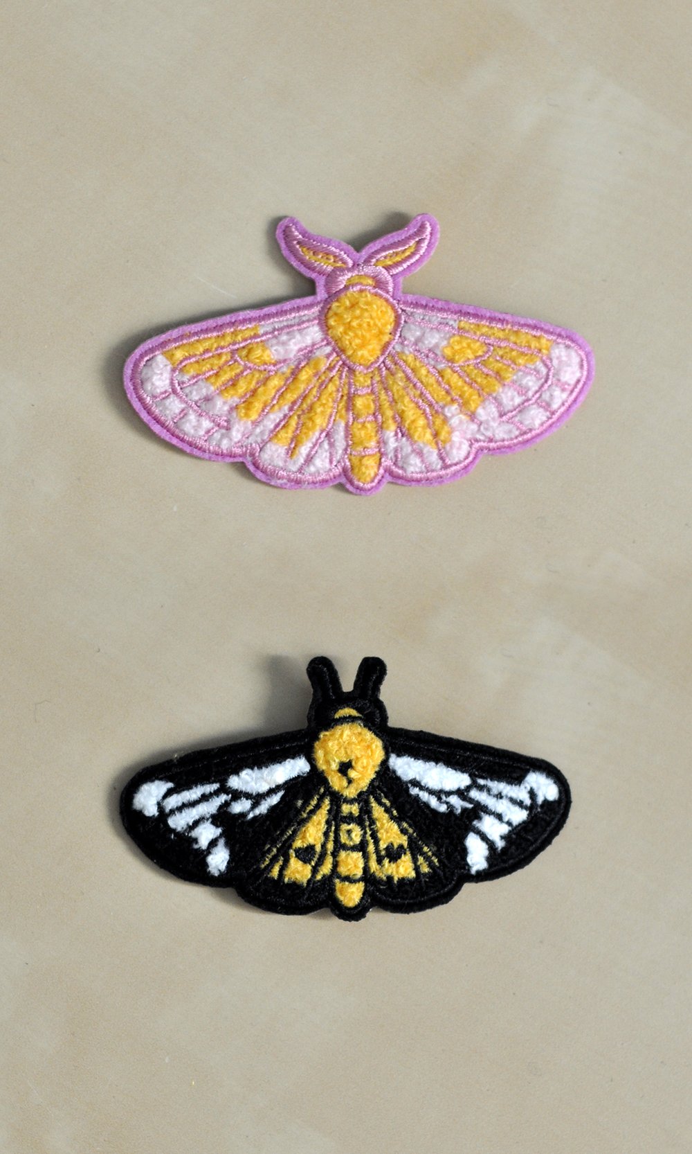 Pastel Moth | Chenille Patch