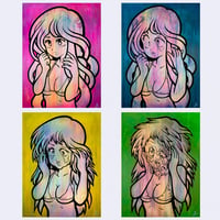 Image 1 of Melty Girl Set of 4 Prints