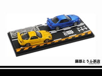 Image 2 of 1:64 Nissan R34 GTR & Mazda FD RX7 Diecast Model Car