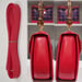 Image of Vtg. Gucci Large Red Leather 2 Way Top Handle Bag