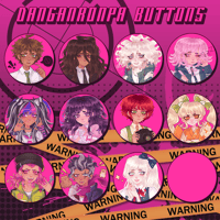 Danganronpa Buttons