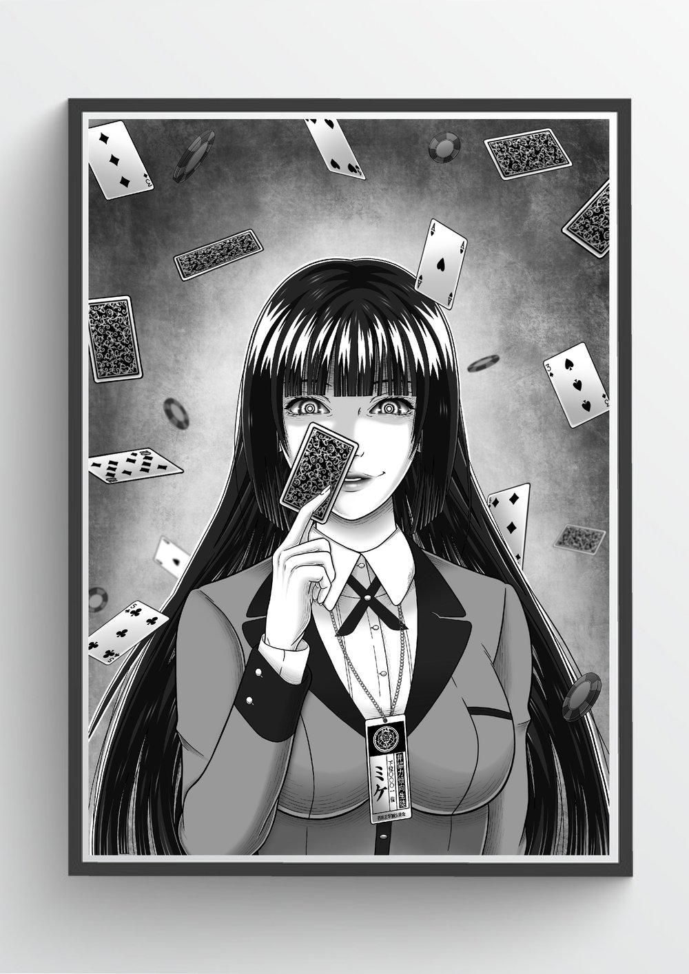 'GAMBLING GIRL' PRINT