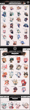 Arknights Charms 2.0" 