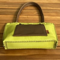 Image 4 of Bolso tote verde lima