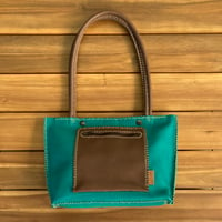 Image 2 of Bolso tote verde