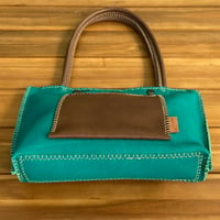 Image 4 of Bolso tote verde