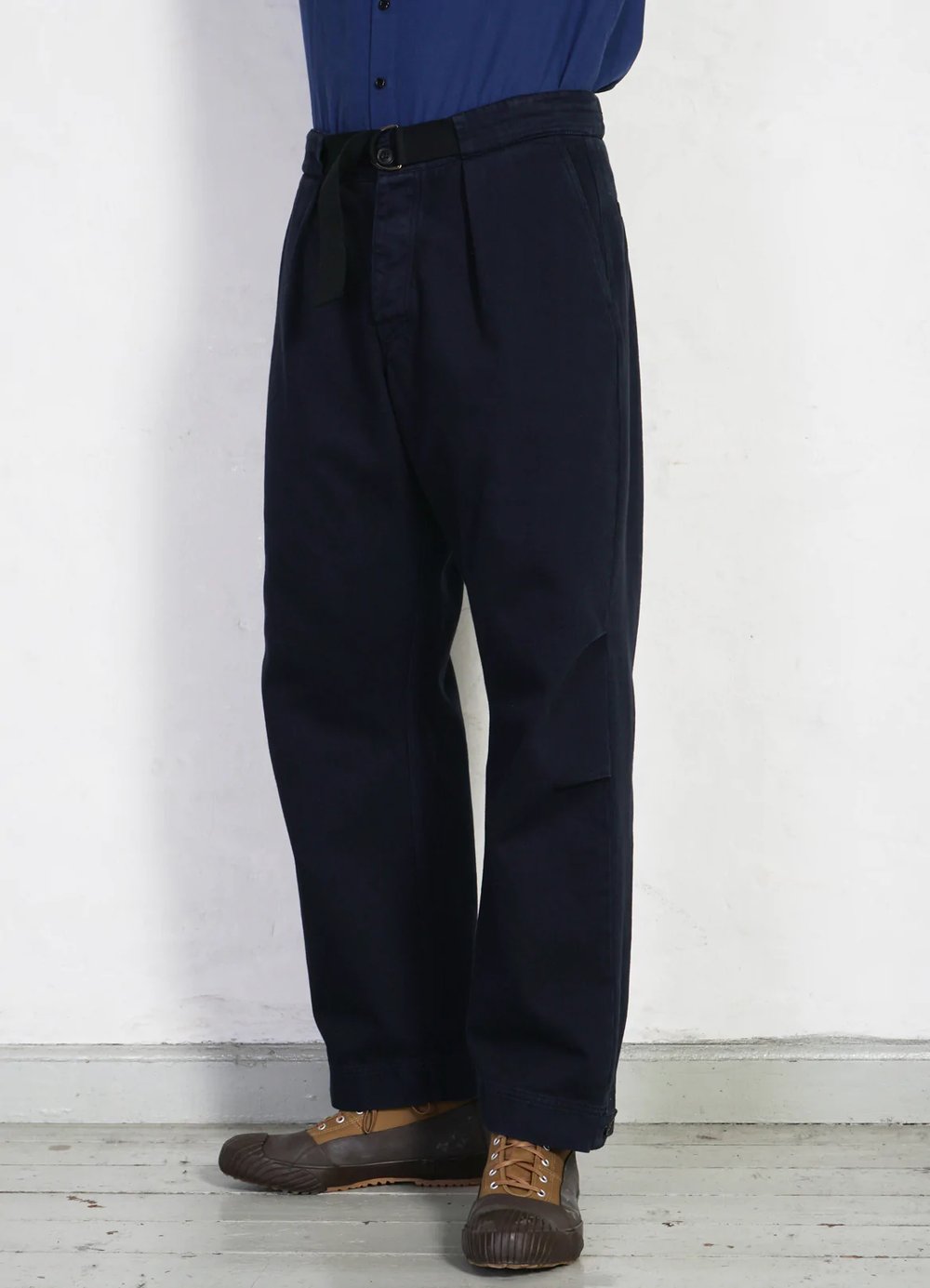 Hansen Garments KARLO | Wide Cut Utility Trousers | navy