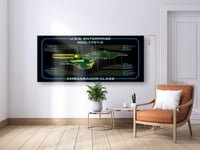 Image 1 of USS Enterprise 1701-C Large Panel Print