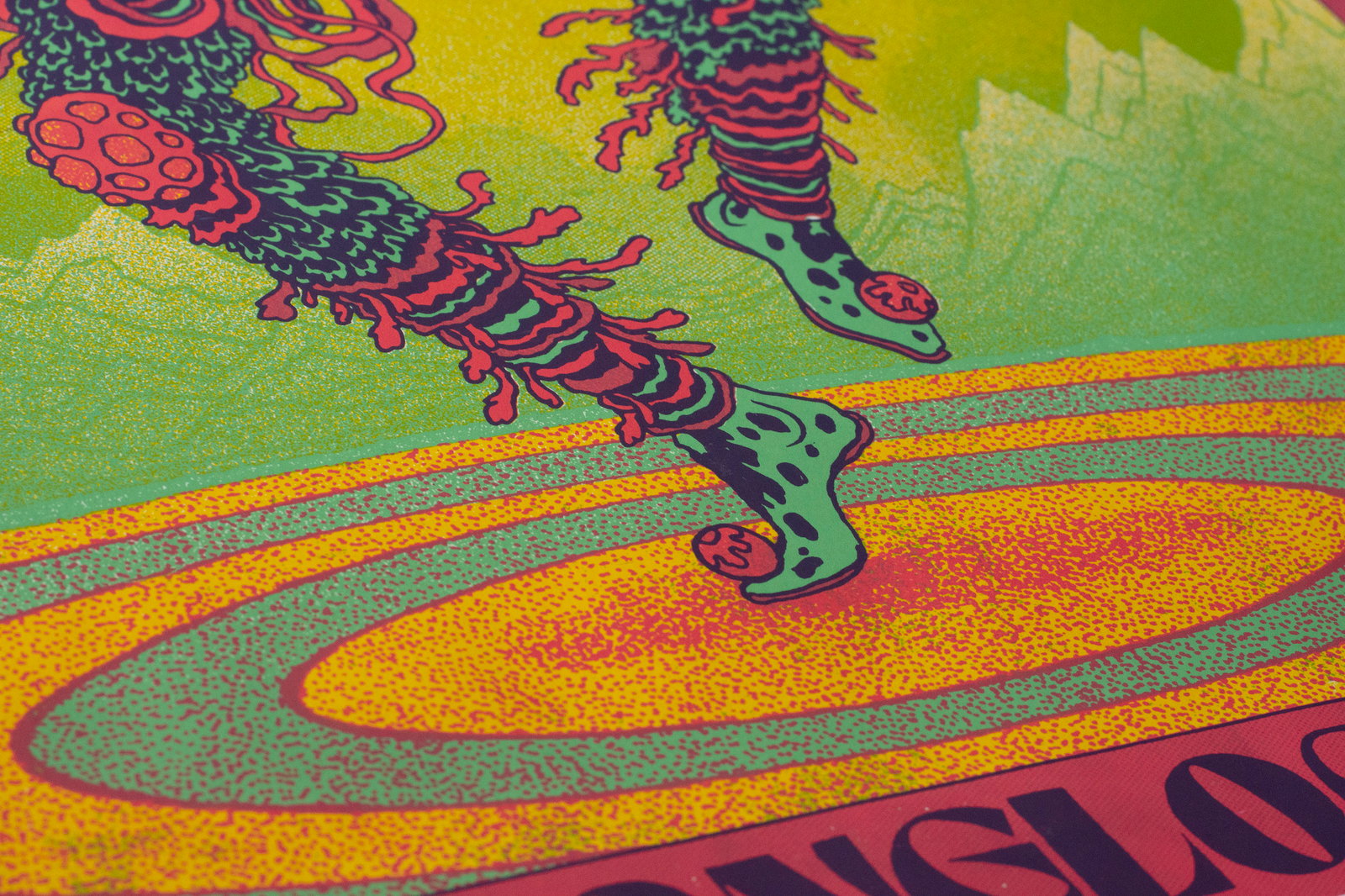 Psychedelic Porn Crumpets + Bongloard // Screenprinted Gig poster | Douwe  Dijkstra