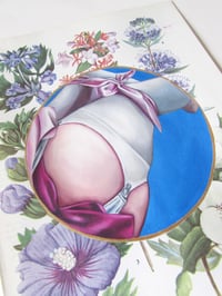 Image 2 of Emma Harvey - Flower Book Plate 13, (2022)  Oil on paper