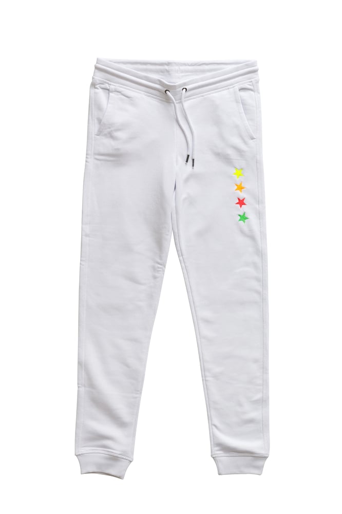 Image of White Organic Cotton Joggers