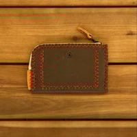 Image 4 of Cartera-tarjetero marrón y roja