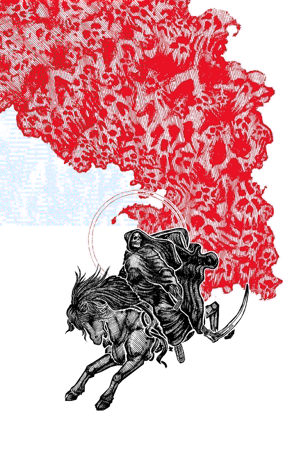 Image of "On a Pale Horse" 8.5”x11” Watercolor Print