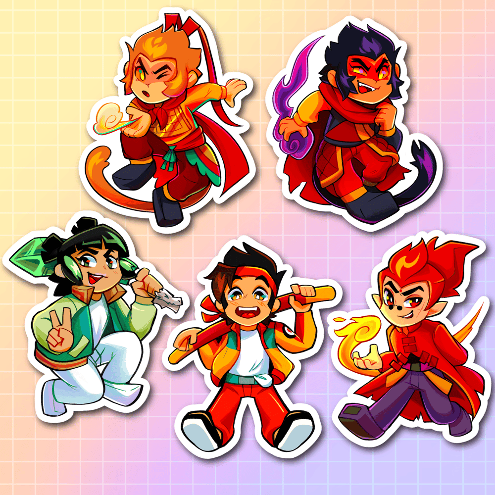 LEGO Monkie Kid Sticker set!
